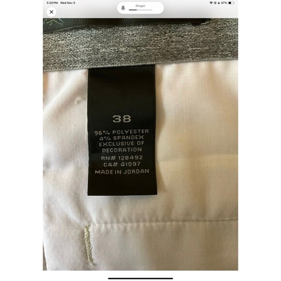 Greg Norman performance fabric stretch golf shorts men's size 38 set of 2 - Picture 8 of 12